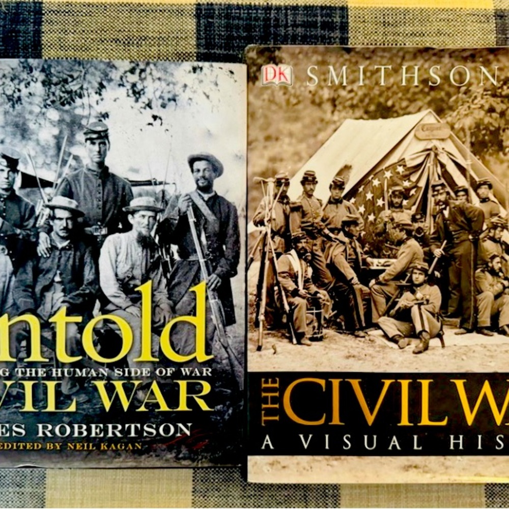 Two great Civil War books, great for coffee tables or in a home library!